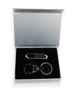 علبة هدية: ذاكرة تخزين 16 جيجا مع ميدالية مفاتيح