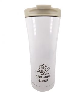 كوب ستيل حافظ للحرارة - مع الحفر بالليزر